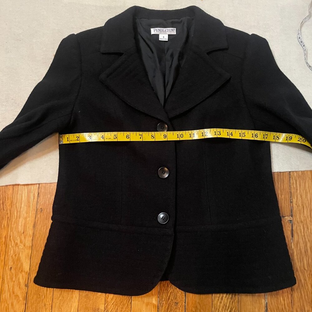 Pendleton Wool Button-Up Jacket, Petite Small - image 8